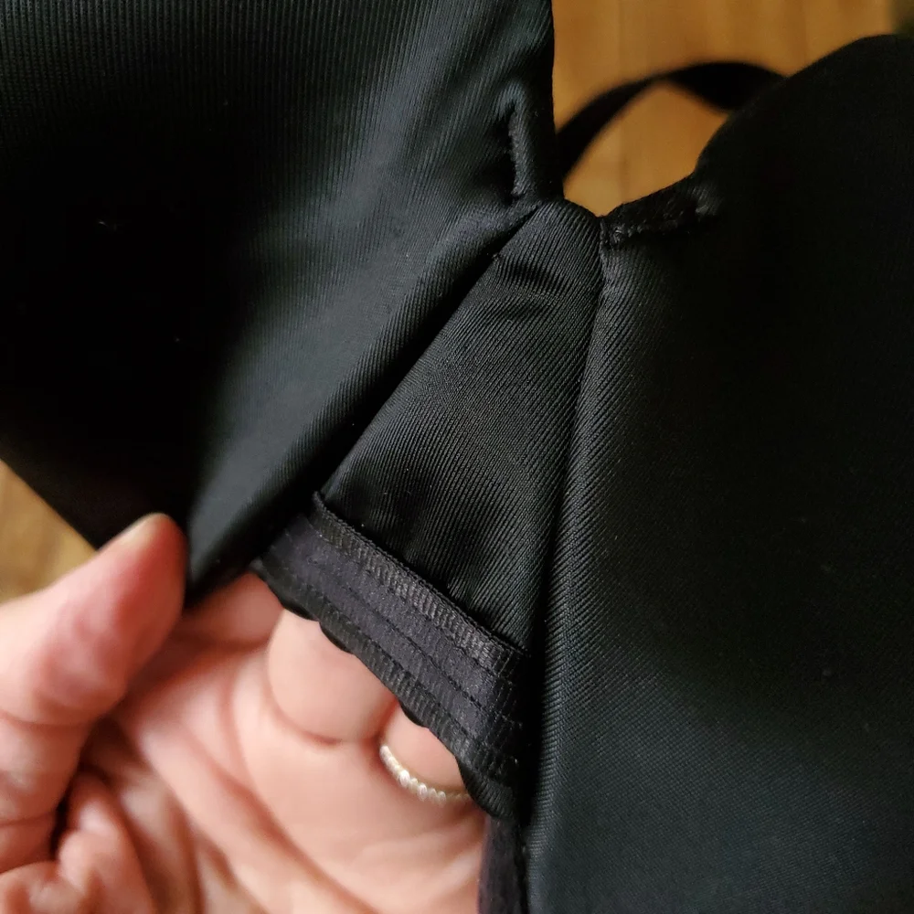 Bali One Smooth & Concealing Underwire Bra Black Women's Size 38C